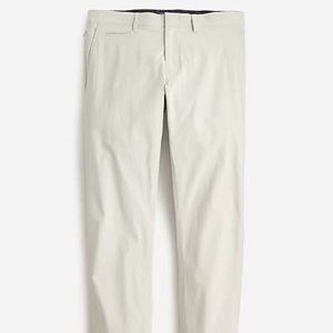 Jcrew 484 Slim Fit Tech Pants in Stone / Off-White - 29w 30l